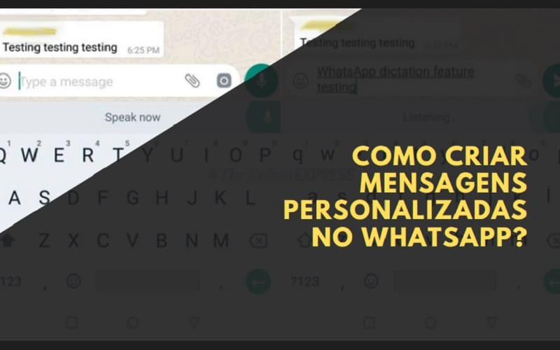 como criar mensagens personalizadas no whatsapp
