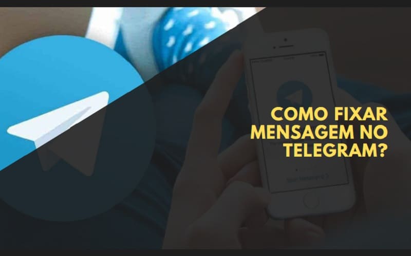 como fixar mensagem no telegram