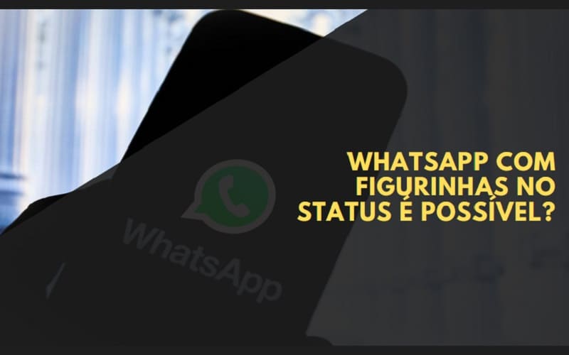 whatsapp com figurinhas no status